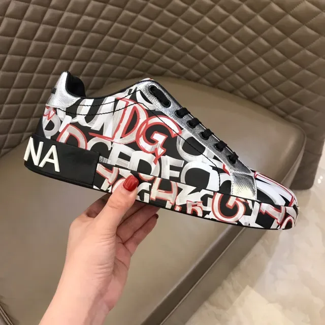Dolce & Gabbana Sneakers Lifestyle Low-Top Graffiti-Print 5