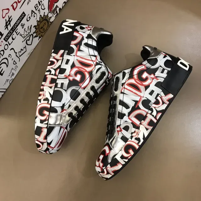 Dolce & Gabbana Sneakers Lifestyle Low-Top Graffiti-Print 7