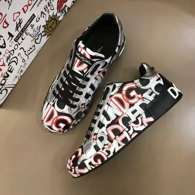 Dolce & Gabbana Sneakers Lifestyle Low-Top Graffiti-Print 8