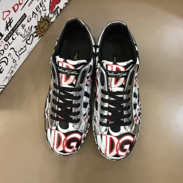 Dolce & Gabbana Sneakers Lifestyle Low-Top Graffiti-Print 9