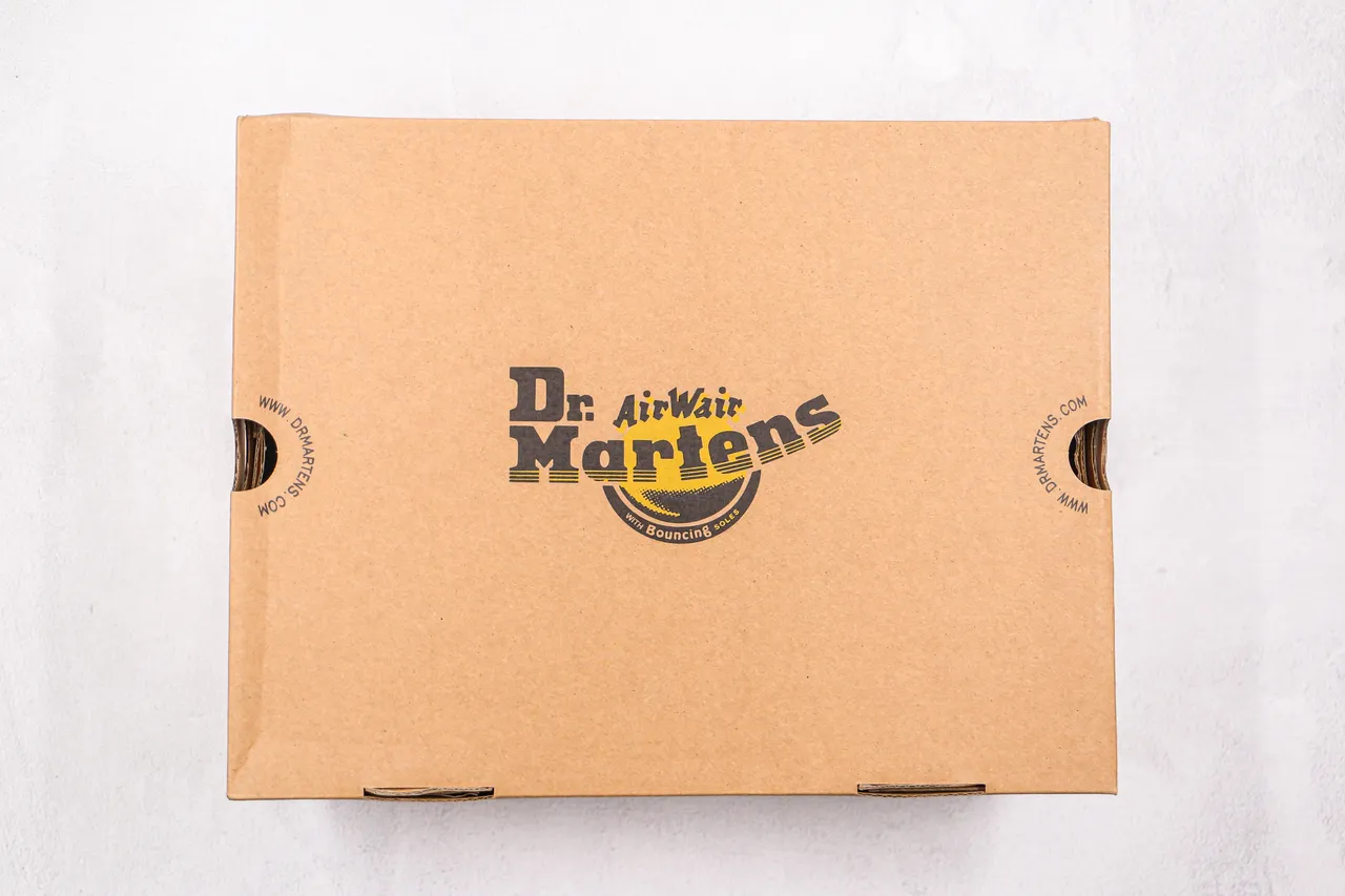 Dr. Martens 1460 Botín Martin Cuero Pulido Marrón Cereza 10