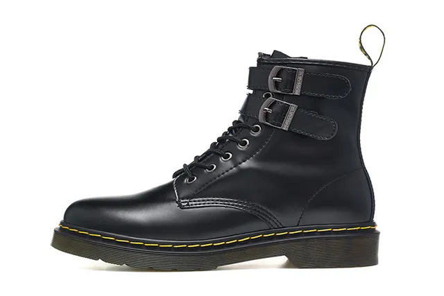 Dr. Martens 1460 Harness Black Leather Martin Boot 7