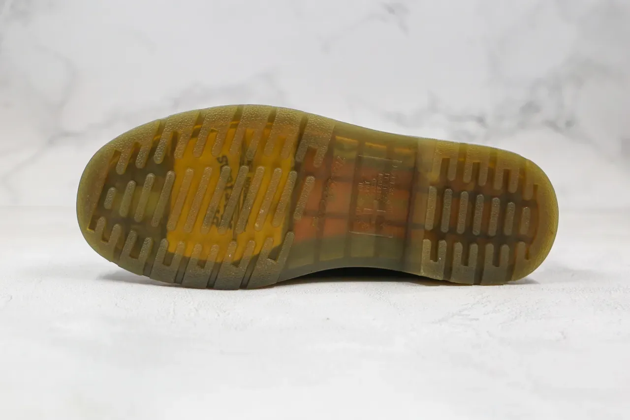 Dr. Martens কালো মিশ্রিত উপাদান লেস-আপ অ্যাঙ্কেল বুট 2