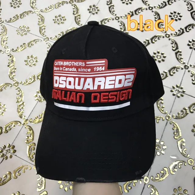 Dsquared2 इटालवी डिजाइन ग्राफिक पैच नेवी बेसबॉल कैप 2