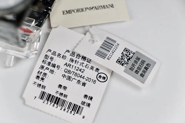 Emporio Armani Relógio Cronógrafo Preto Tachímetro Mecânico 8