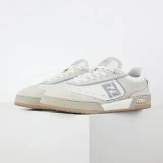 Fendi 生活方式运动鞋 米灰色 低帮 穿孔麂皮网布鞋面 生活方式运动鞋