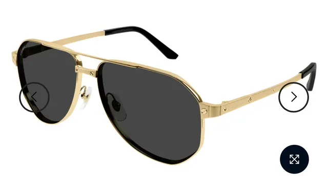 Aviator-Style Thin Metal Frame Dark Lens Sunglasses 3