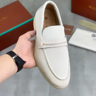 Beige Suede Upper Penny Strap Loafer