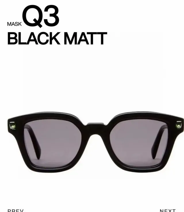 Black Brown Rectangular Frame Thick Acetate Sunglasses 5