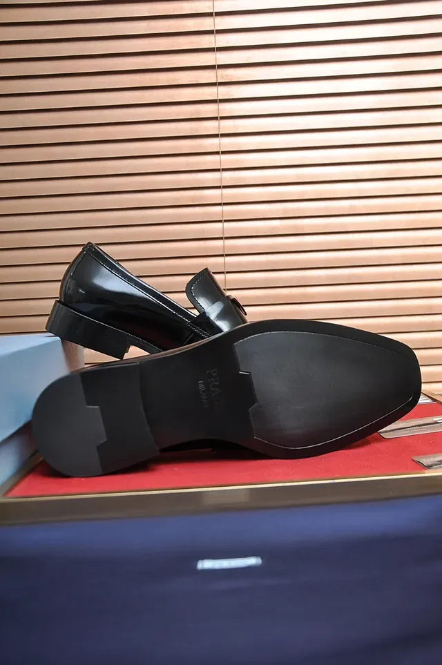 Black Glossy Patent Leather Monk Strap Loafer 3