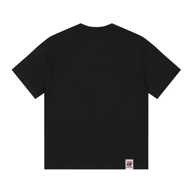 Black Graphic Print Oversized T-Shirt 4