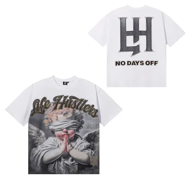 Black Graphic Print Oversized T-Shirt 6