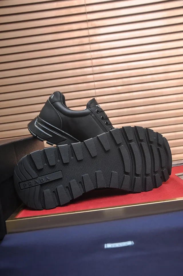 Black Matte Synthetic Low-Profile Lifestyle Sneaker 2