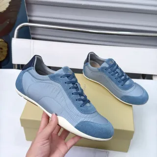 Brunello Cucinelli حذاء رياضي منخفض من سويد ونسيج