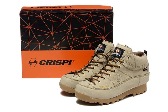 CRISPI 橄榄绿系带徒步靴 10