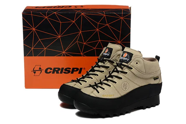 CRISPI 橄榄绿系带徒步靴 19