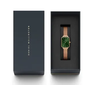 Daniel Wellington Petite Iconic Verde Sunray Ouro Rosa Quartzo Relógio 3