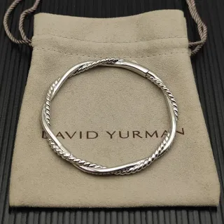 David Yurman Cable Classics Pulsera Torcida de Plata