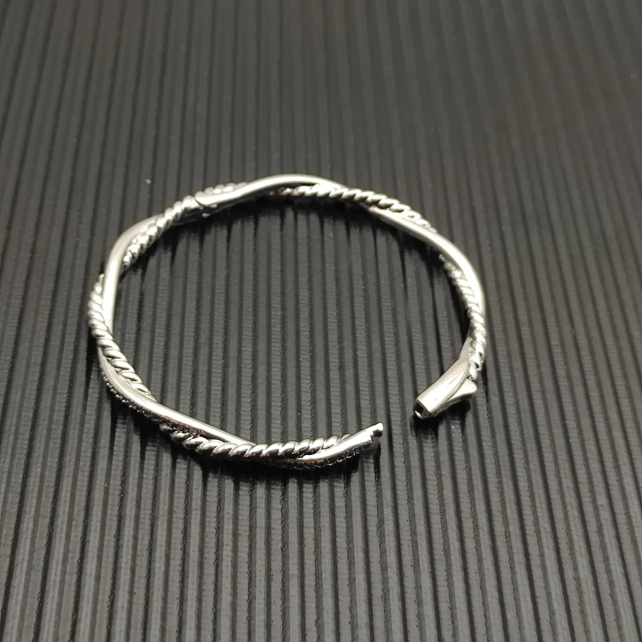 David Yurman Cable Classics Twisted Silver Bracelet 9