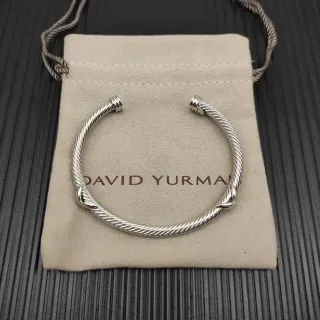 David Yurman Cable Classics Pulsera Twisted Plata
