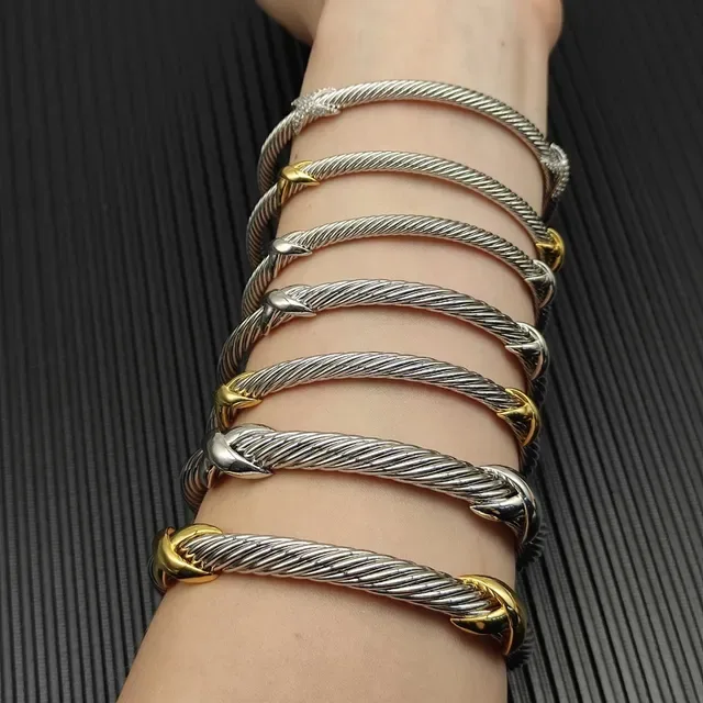 David Yurman Cable Classics Twisted Silver Bracelet 2