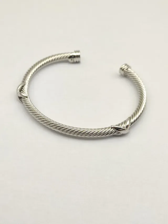 David Yurman Cable Classics Twisted Silver Bracelet 6