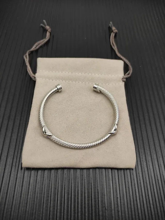 David Yurman Cable Classics Twisted Silver Bracelet 9