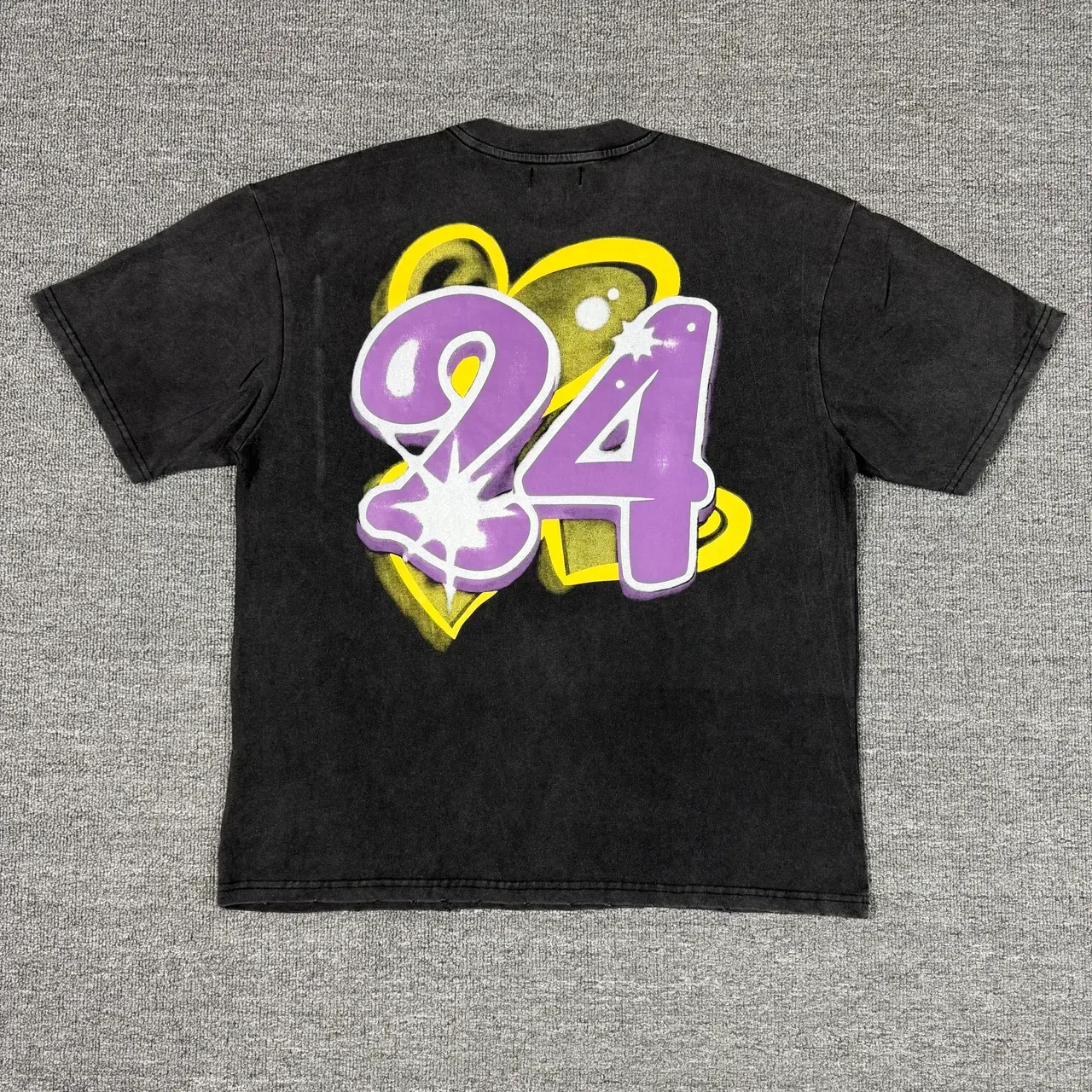 DUAA Legends Forever Graphic Print Distressed Black T-Shirt 3