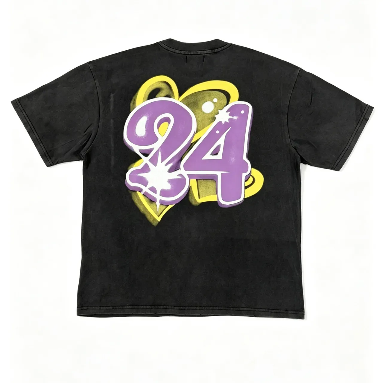 DUAA Legends Forever Graphic Print Distressed Black T-Shirt 6