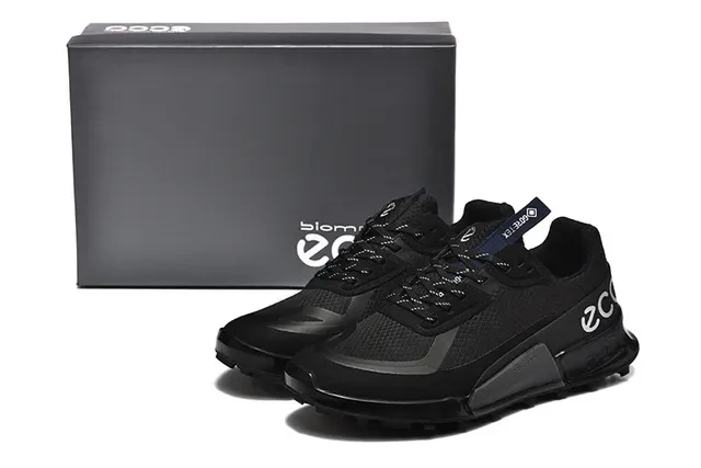ECCO Black Mesh Lifestyle Sneakers 2