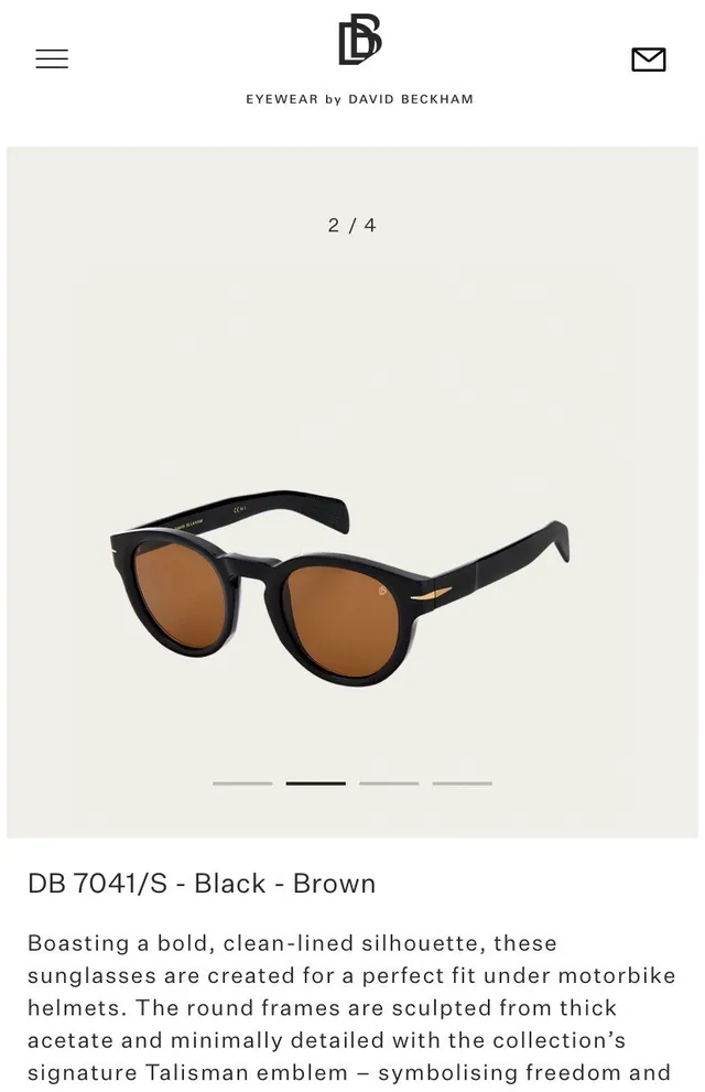 EYEWEAR by David Beckham DB 7041/S Green Grey Sunglasses 9