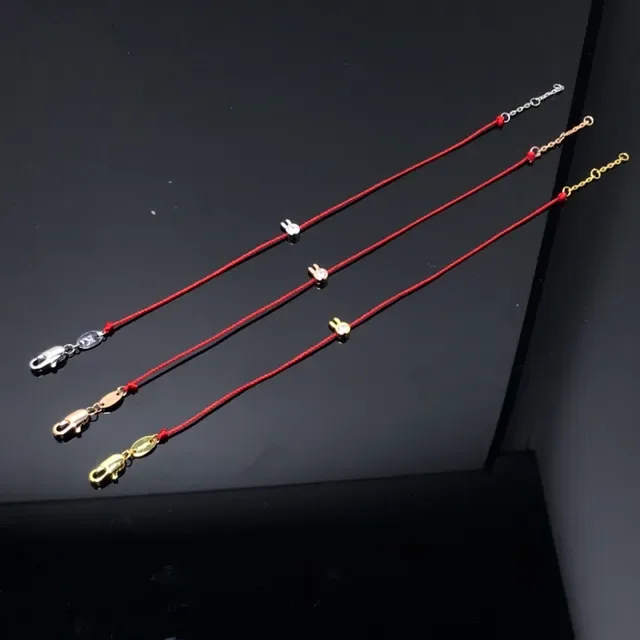 Fine Chain Single-Stone Bezel Toggle Clasp Bracelets 2