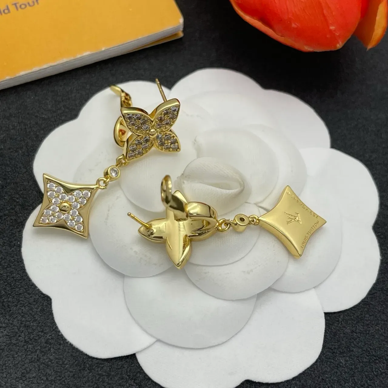 সোনা রূপা Pavé ক্রিস্টাল জুয়েলারি 4