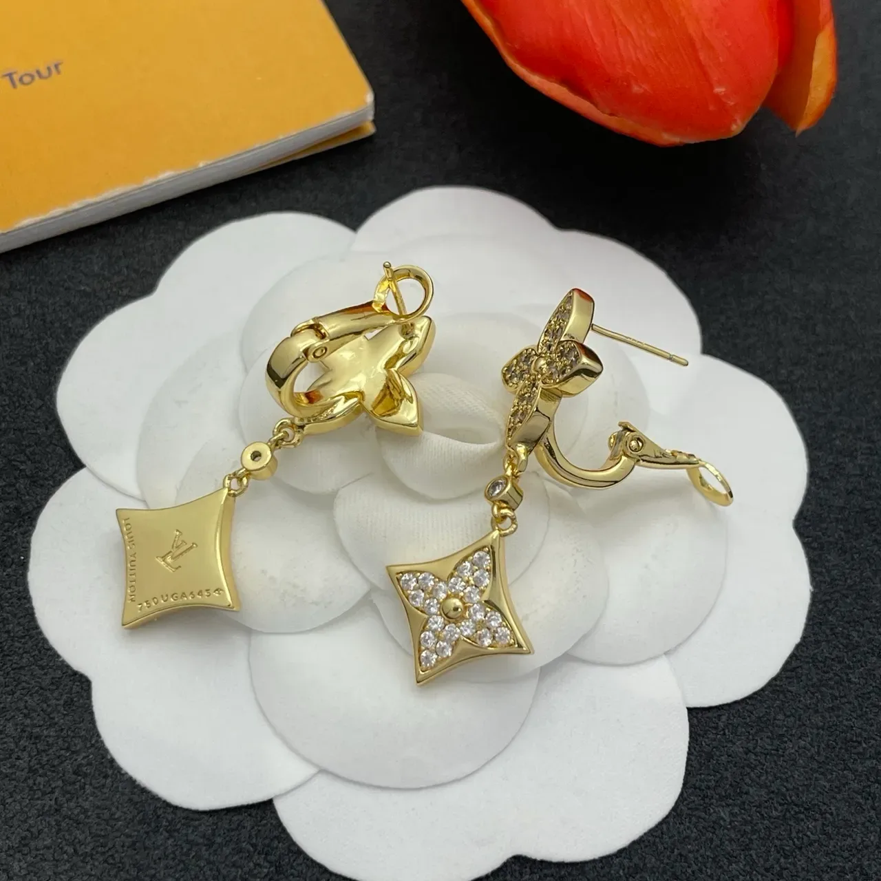 সোনা রূপা Pavé ক্রিস্টাল জুয়েলারি 5