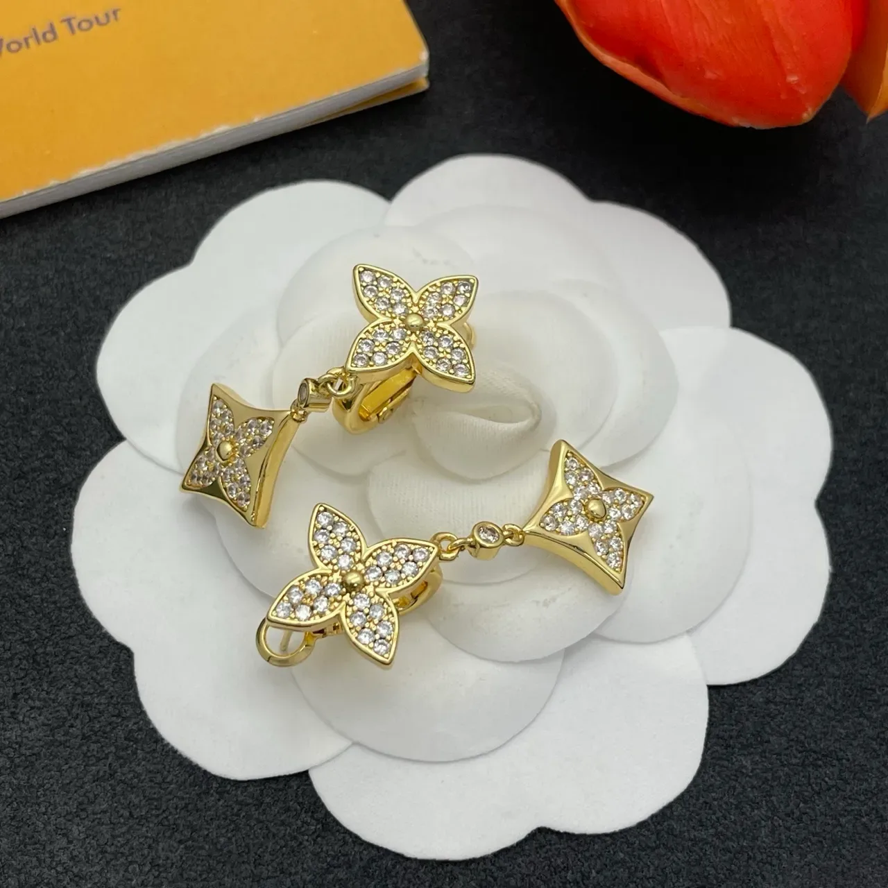সোনা রূপা Pavé ক্রিস্টাল জুয়েলারি 7