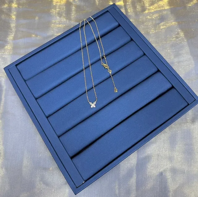 Gold-Tone Floral Pendant Adjustable Chain Necklace 8