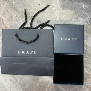 GRAFF Packaging Set Dark Gray Bag and Navy Box Jewelry