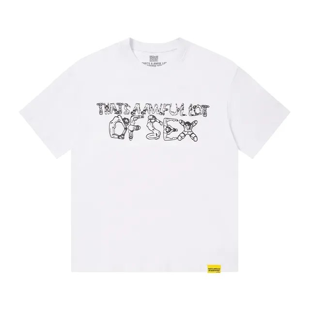 Graphic Print Typographic Art T-Shirt 2