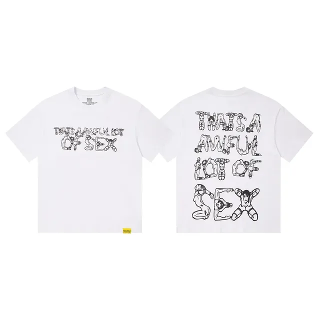 Graphic Print Typographic Art T-Shirt 4