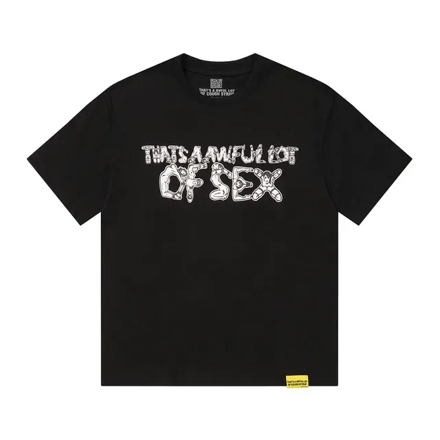 Graphic Print Typographic Art T-Shirt 6