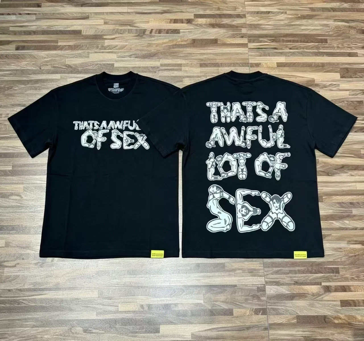 Graphic Print Typographic Art T-Shirt 10