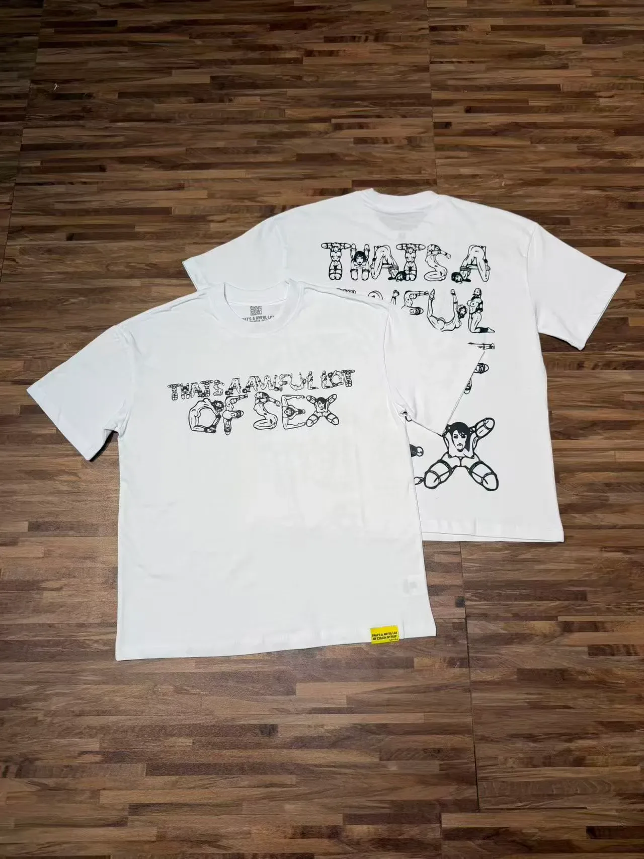 Graphic Print Typographic Art T-Shirt 11