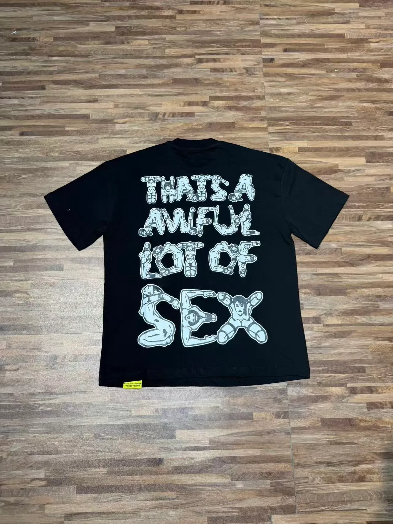 Graphic Print Typographic Art T-Shirt 13
