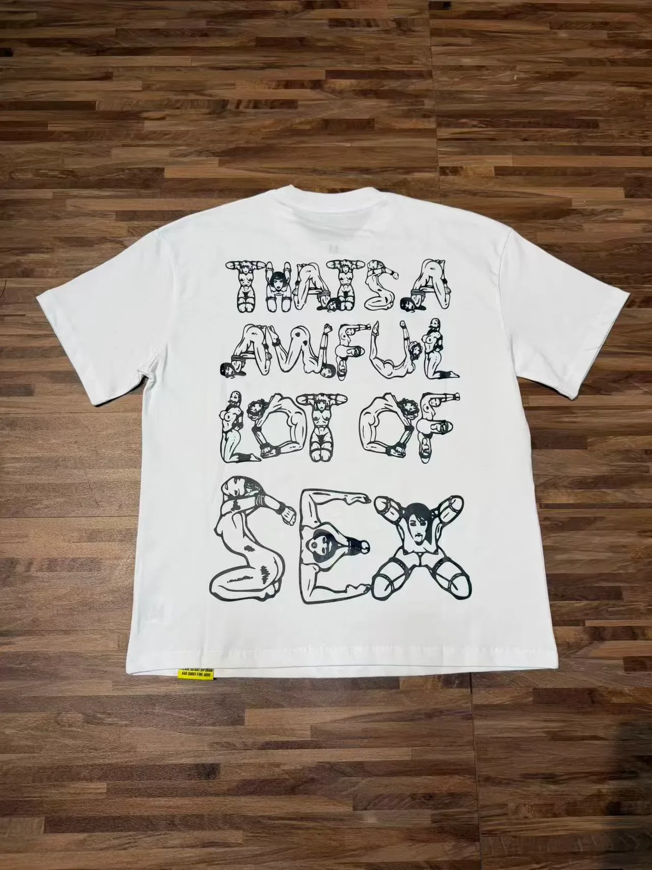 Graphic Print Typographic Art T-Shirt 15