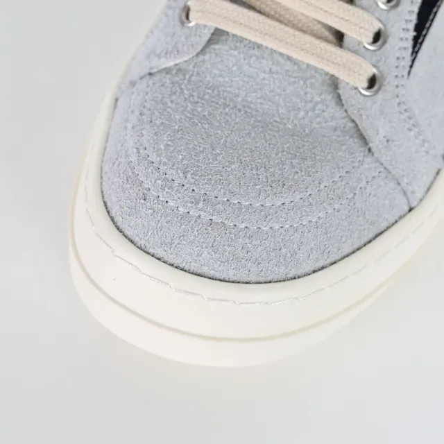 Gray Black Suede Upper Side Panel Sneakers 5