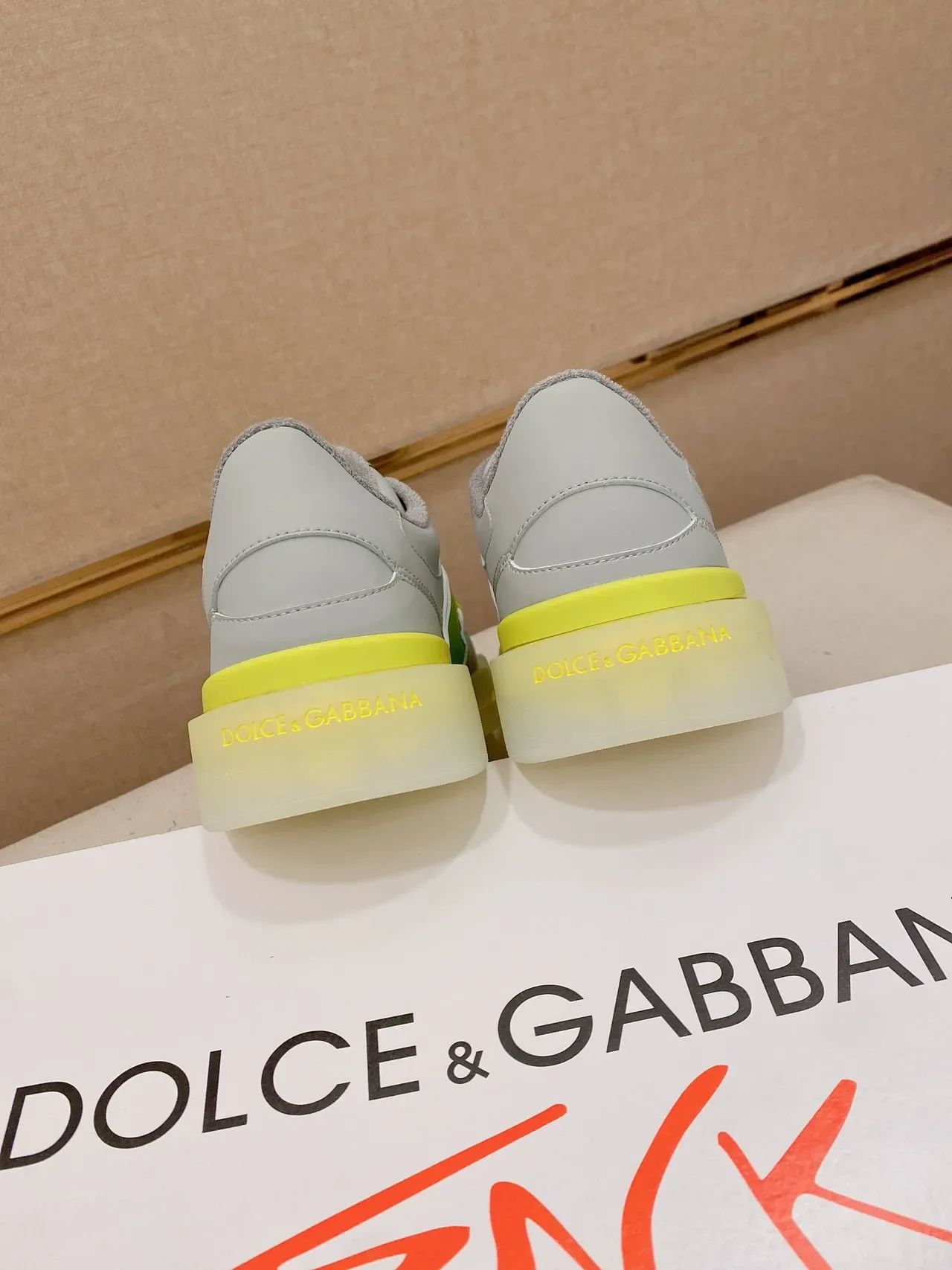Gray Green Low-Top Layered Upper Sneakers 3