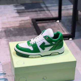 Green and White Two-Tone Low-Top Lifestyle Sneaker