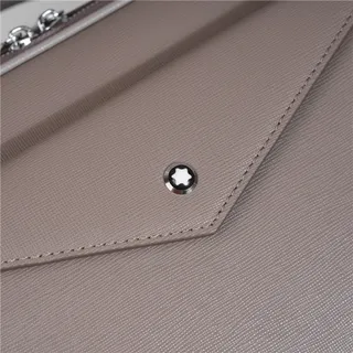 Montblanc Meisterstück Bolsa crossbody preta estruturada 8