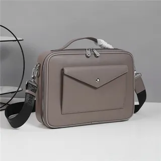 Montblanc Meisterstück Bolsa crossbody preta estruturada 11