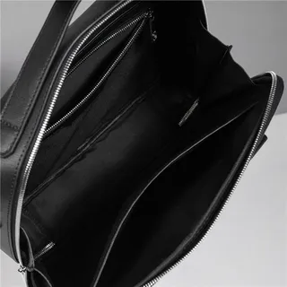 Montblanc Meisterstück Bolsa crossbody preta estruturada 14